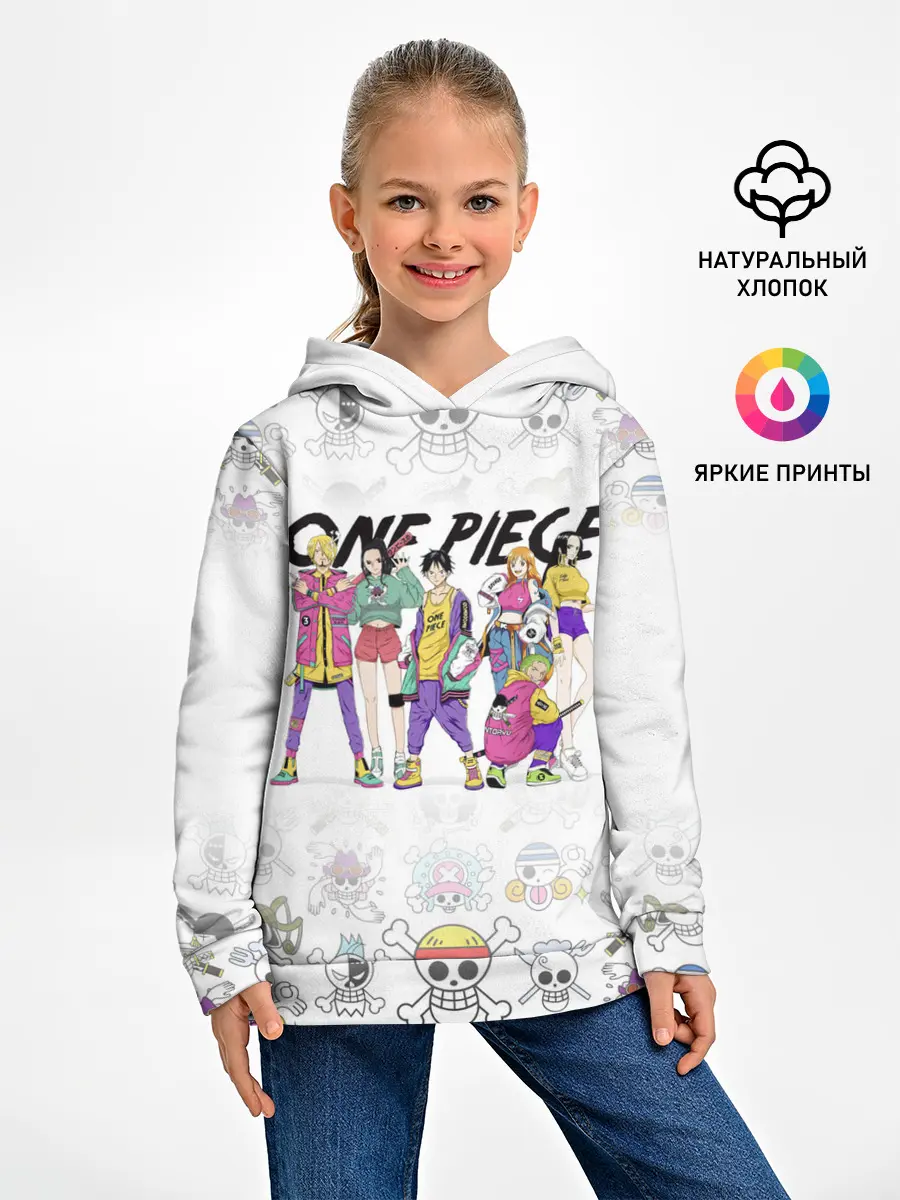 Детское худи / One Piece. Большой куш на стиле
