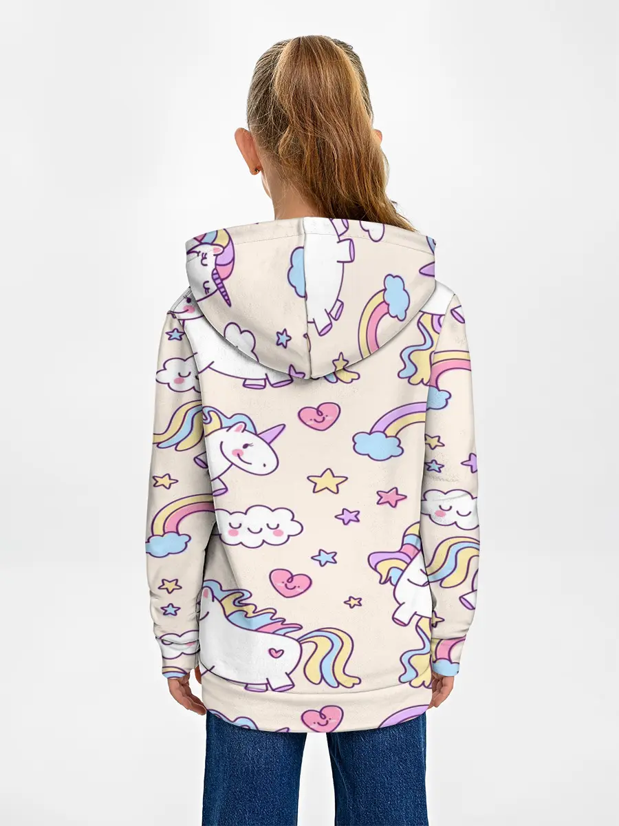 Детское худи / Радужные Единорожки