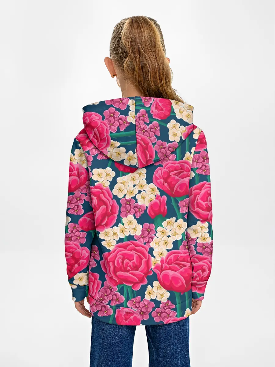 Детское худи / Поле роз