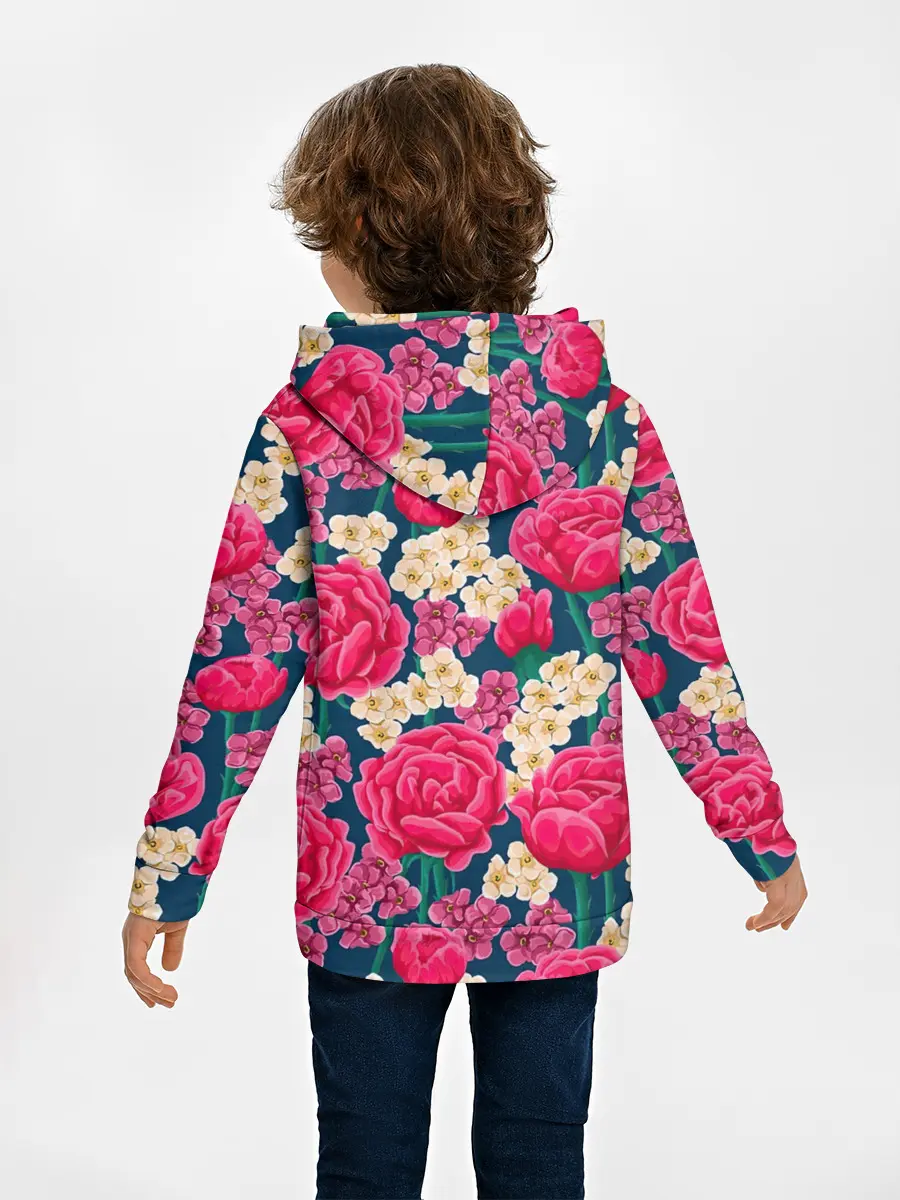 Детское худи / Поле роз