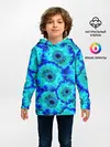 Детское худи / Голубые хризантемы