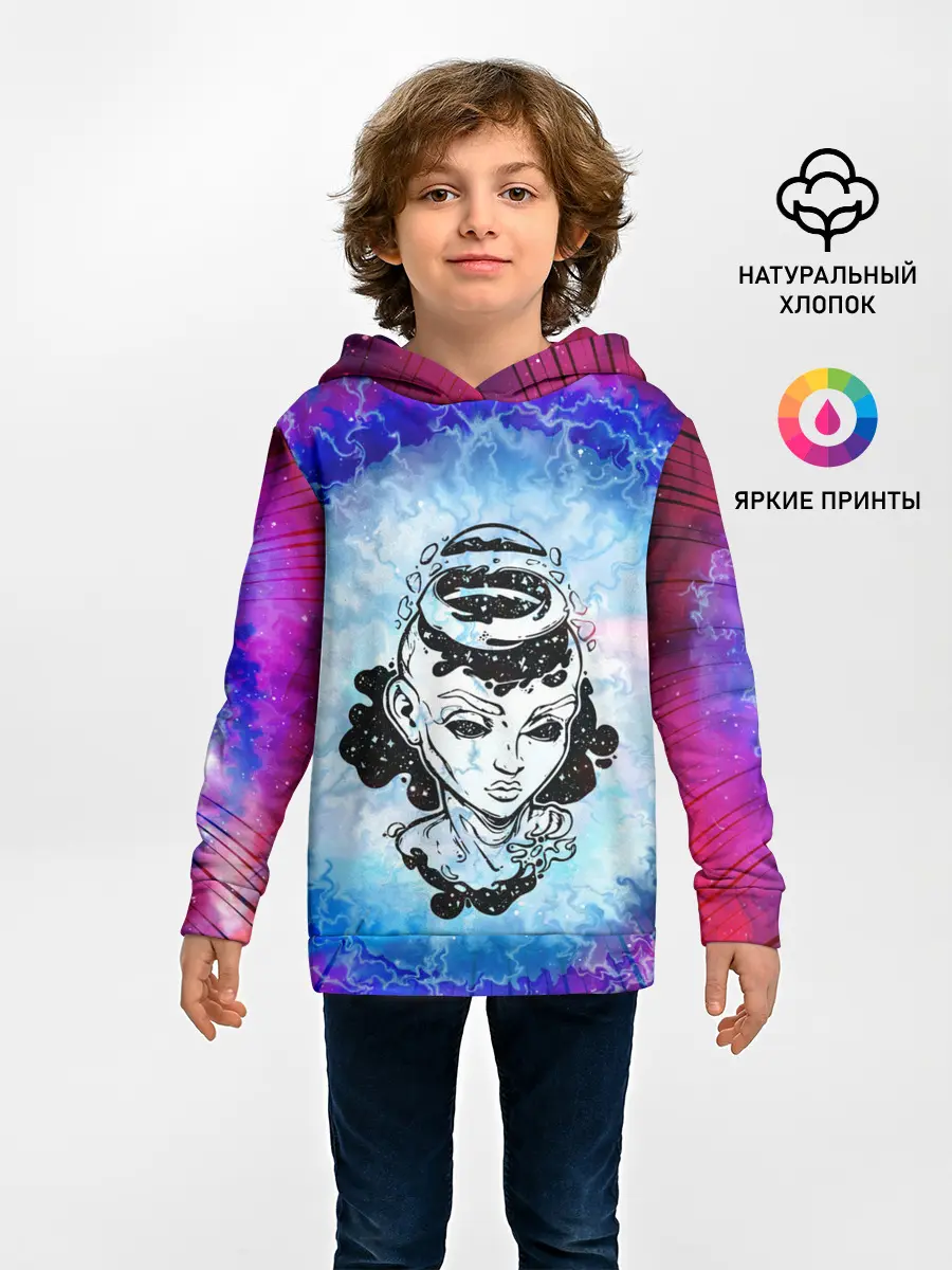Детское худи / ГОСПОЖА ГАЛАКТИКА | SPACE GIRL