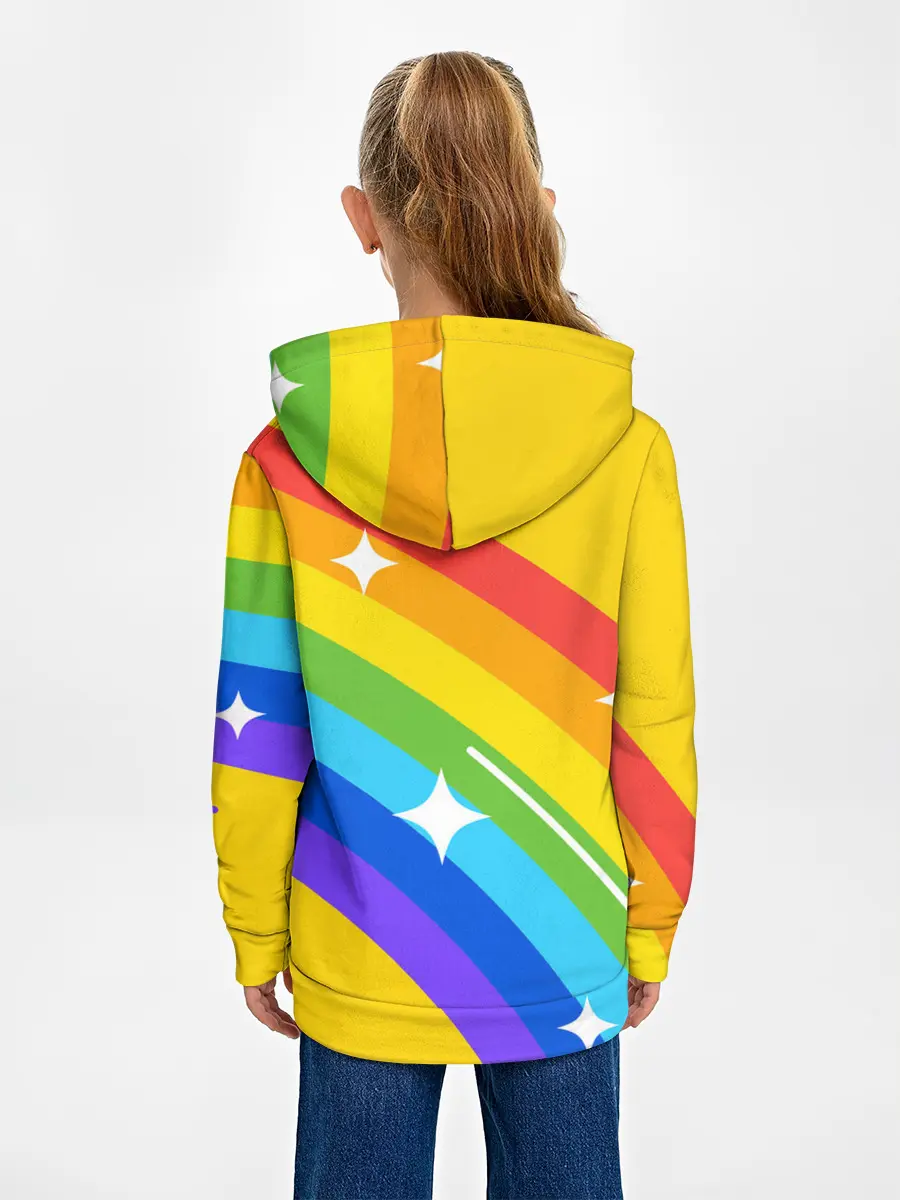 Детское худи / AMONG US - Радужный