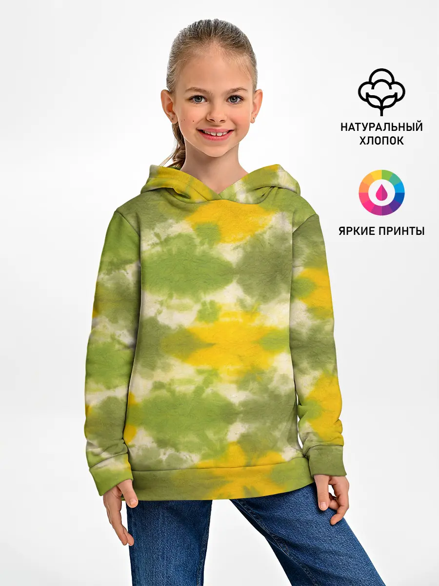 Детское худи / разводы краски