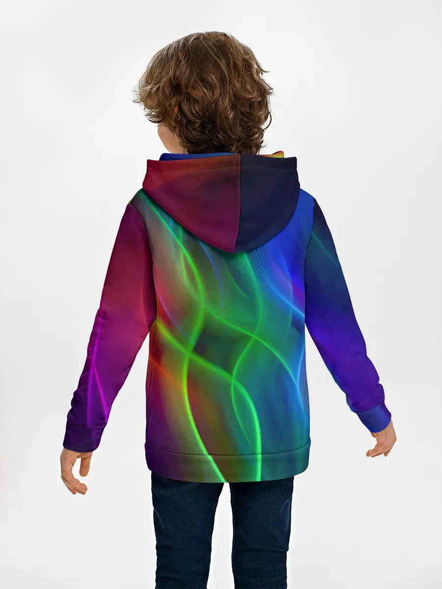 Детское худи / НЕОНОВАЯ АБСТРАКЦИЯ