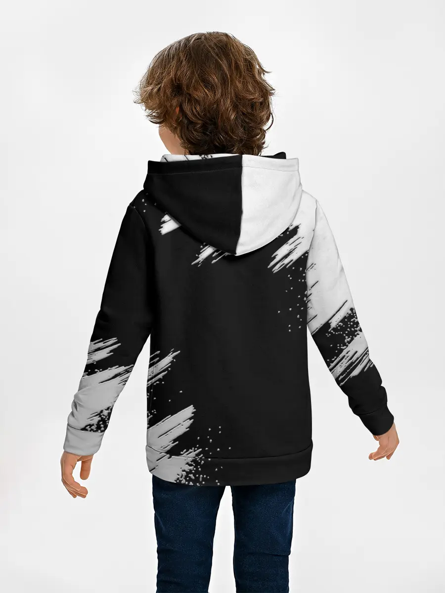 Детское худи / БМВ РАЗРЕЗАННОЕ ЛОГО