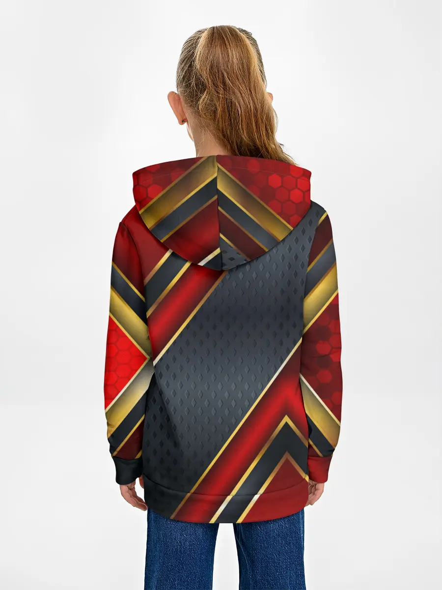 Детское худи / Black & Red 3D