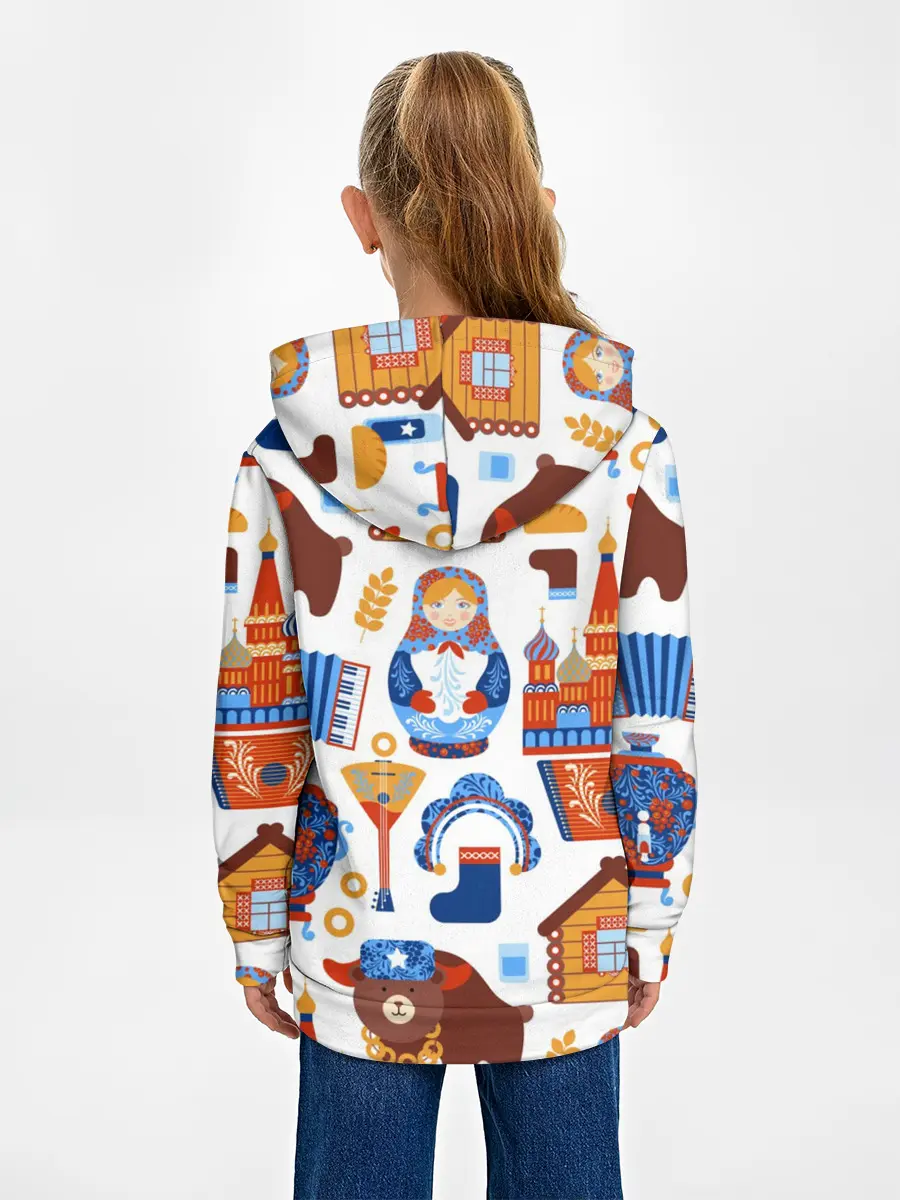 Детское худи / Традиционный поп арт