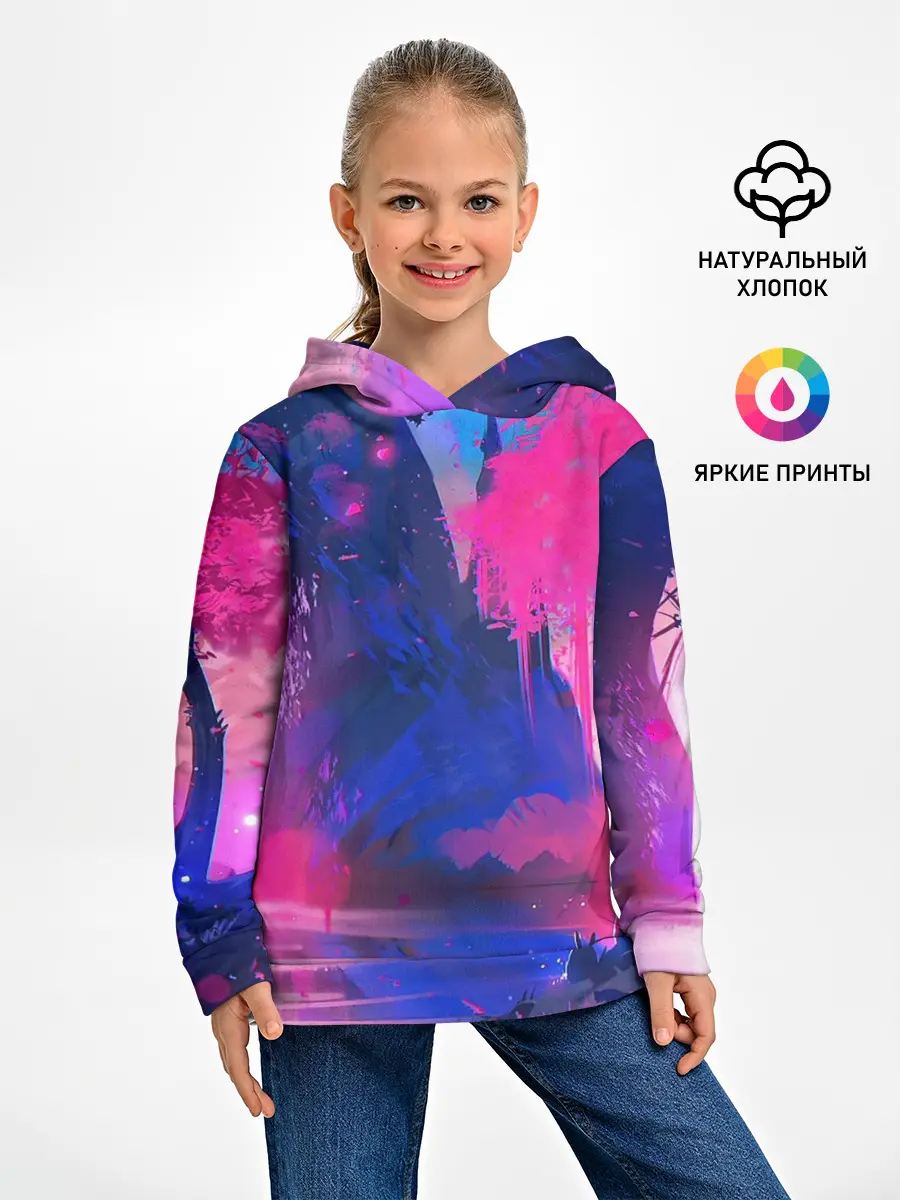 Детское худи / Неоновые Краски