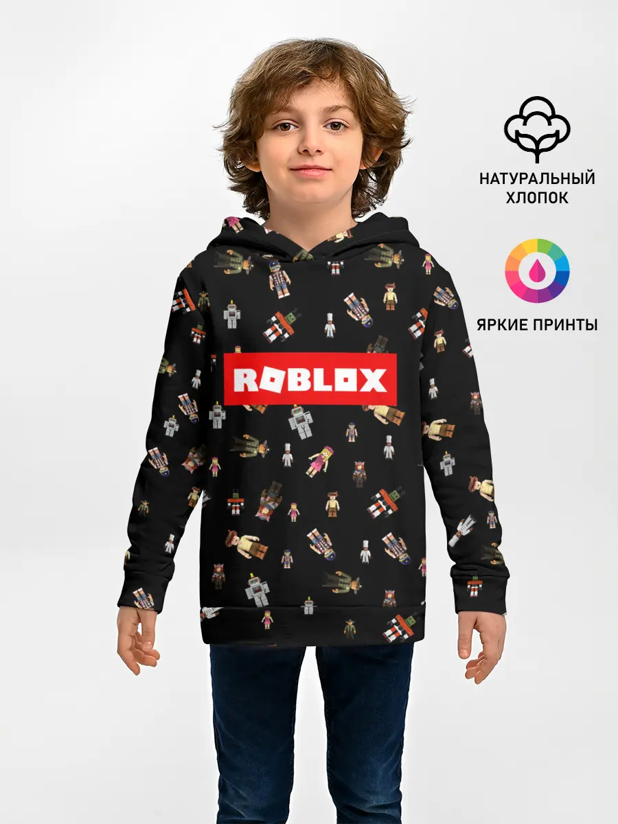 Детское худи / ROBLOX PATTERN | РОБЛОКС