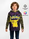 Детское худи / Цветные молнии Пикачу