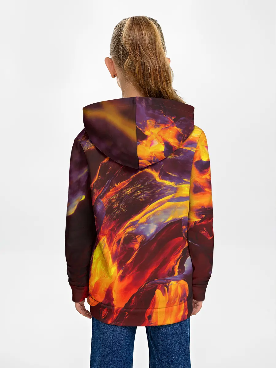 Детское худи / ОГНЕННЫЙ ГРАНЖ | FIRE GRUNGE