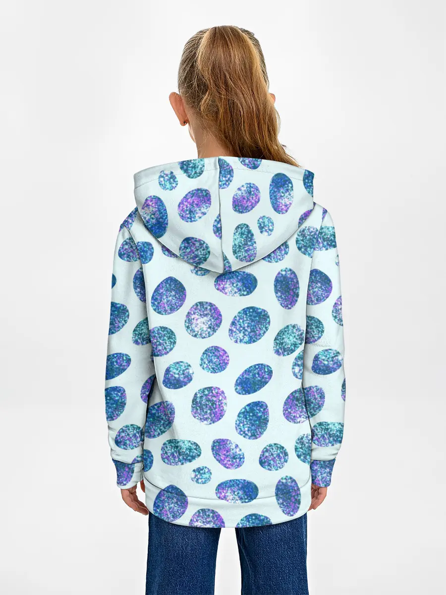 Детское худи / Драгоценные синие камни