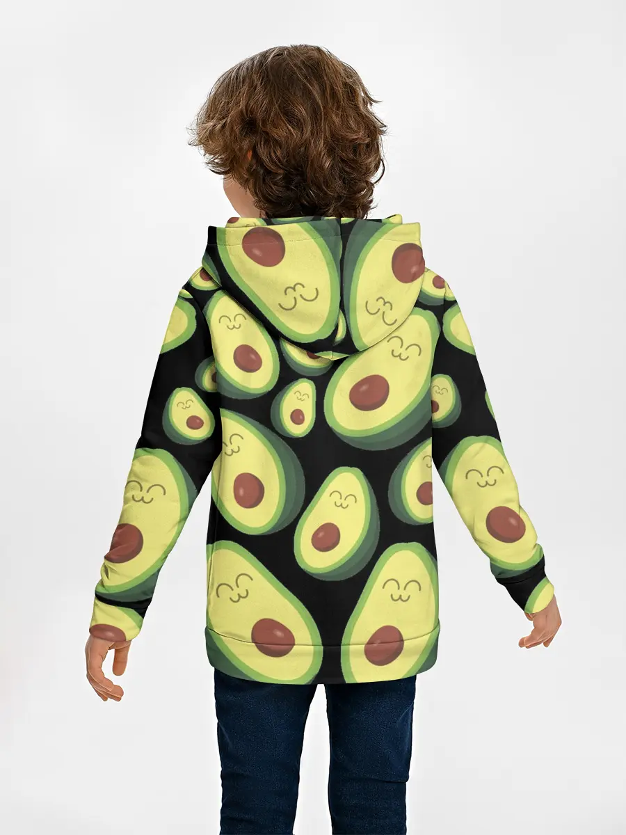 Детское худи / Авокадо паттерн