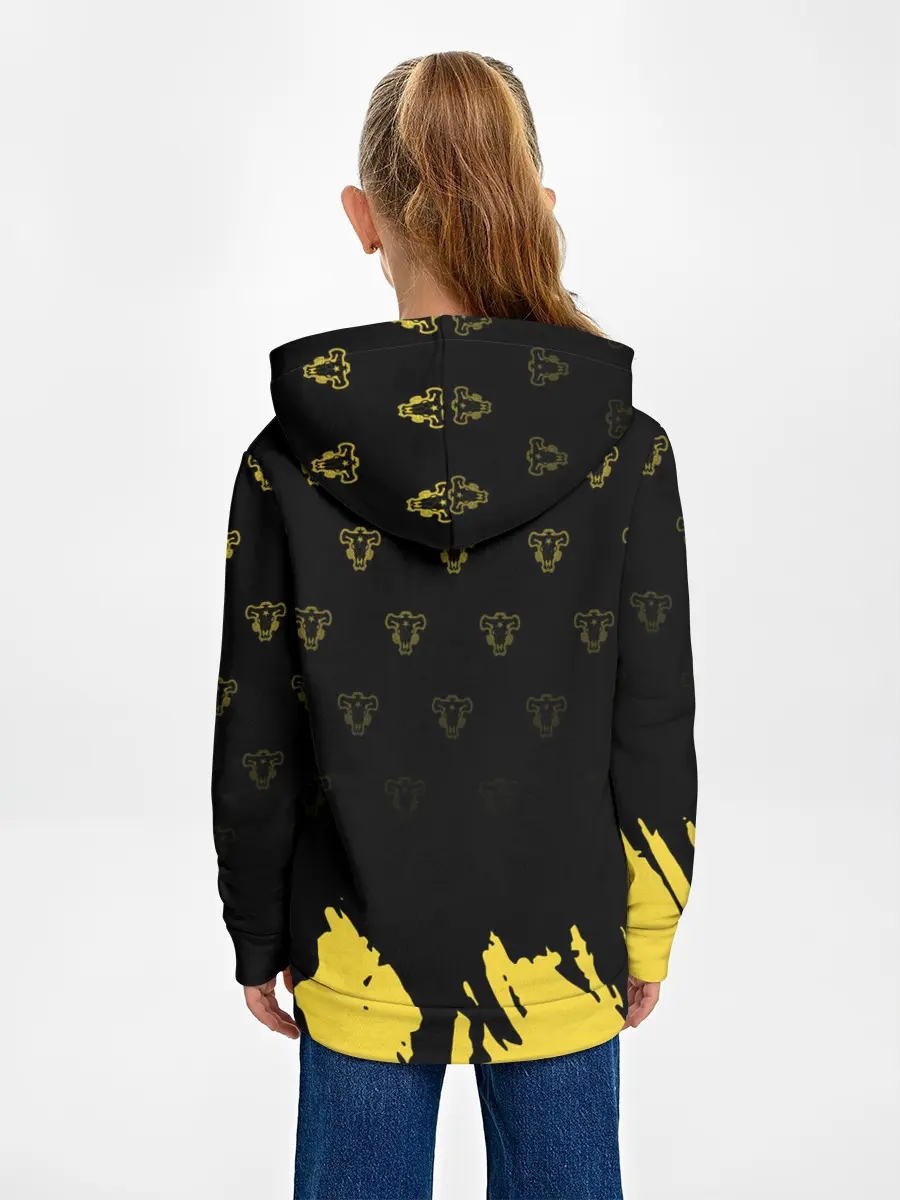 Детское худи / Аста в маске демона | Чёрный Клевер