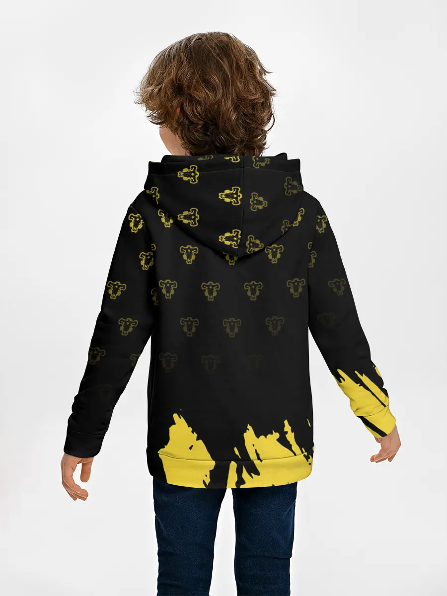 Детское худи / Аста в маске демона | Чёрный Клевер