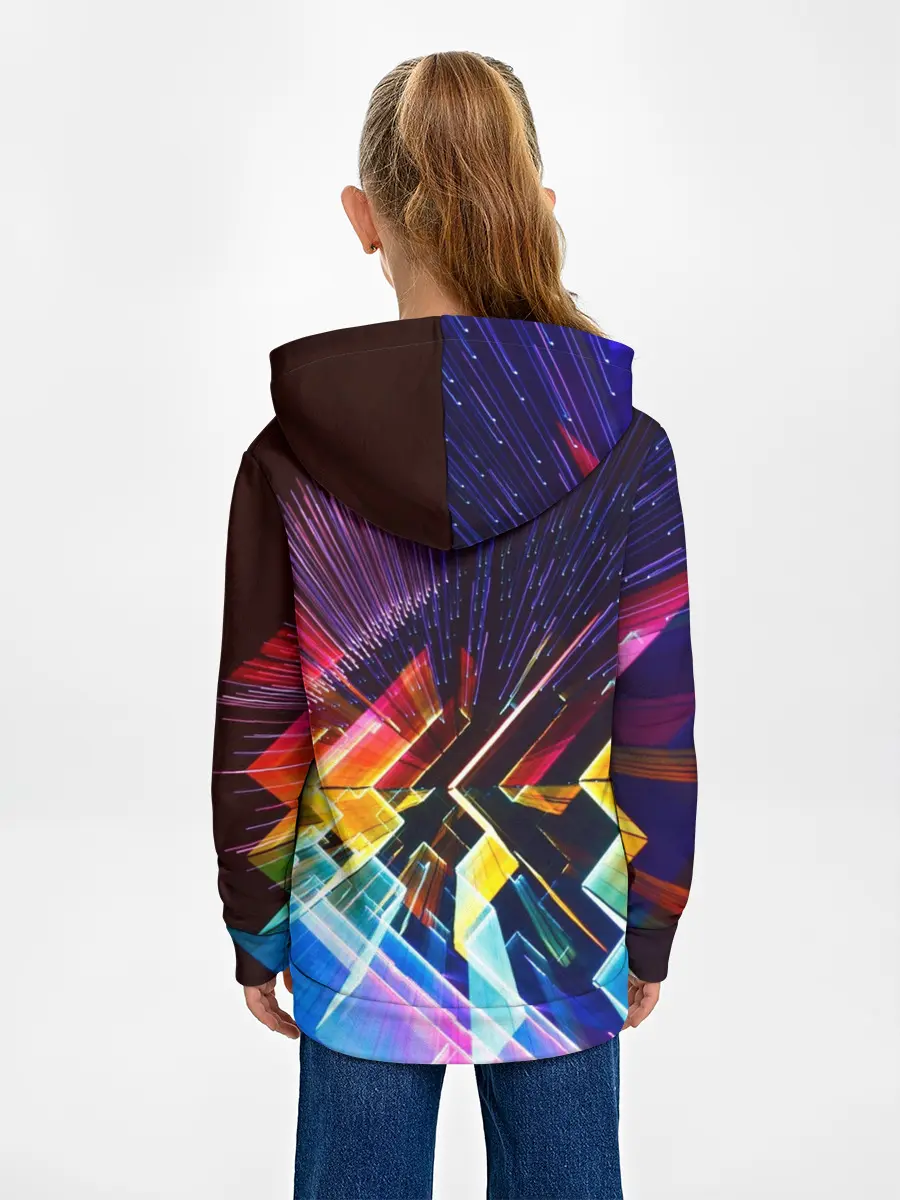 Детское худи / Цифровая радуга