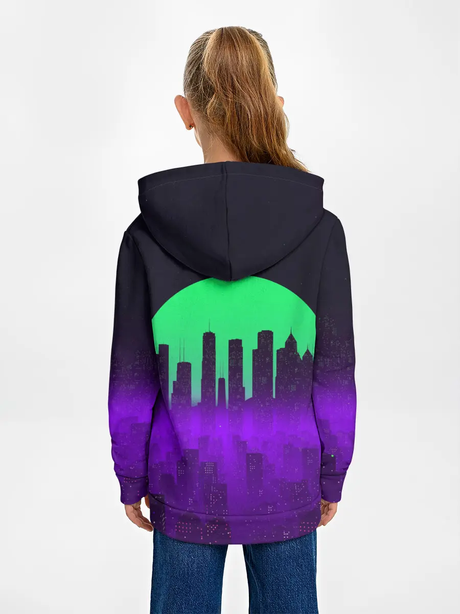 Детское худи / НЕОНОВЫЙ ГОРОД