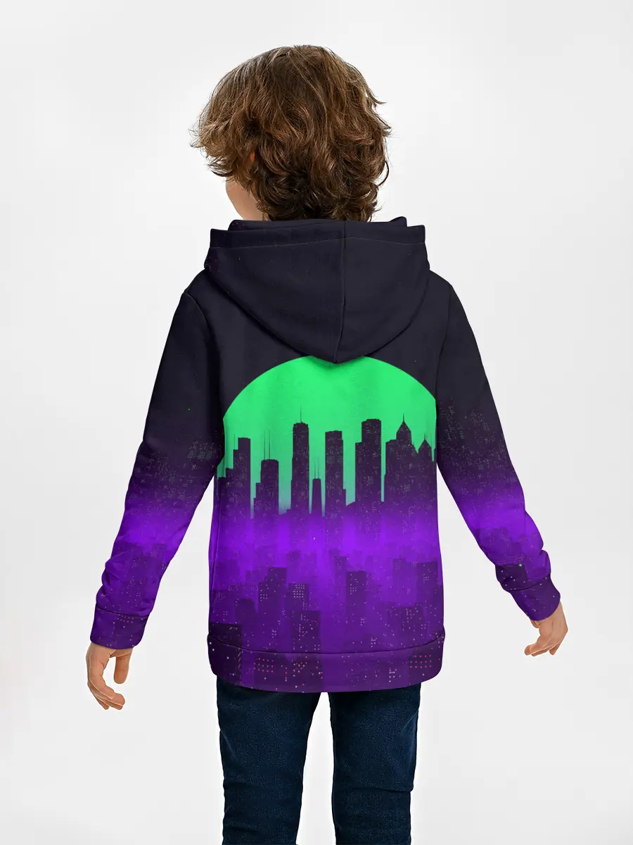 Детское худи / НЕОНОВЫЙ ГОРОД