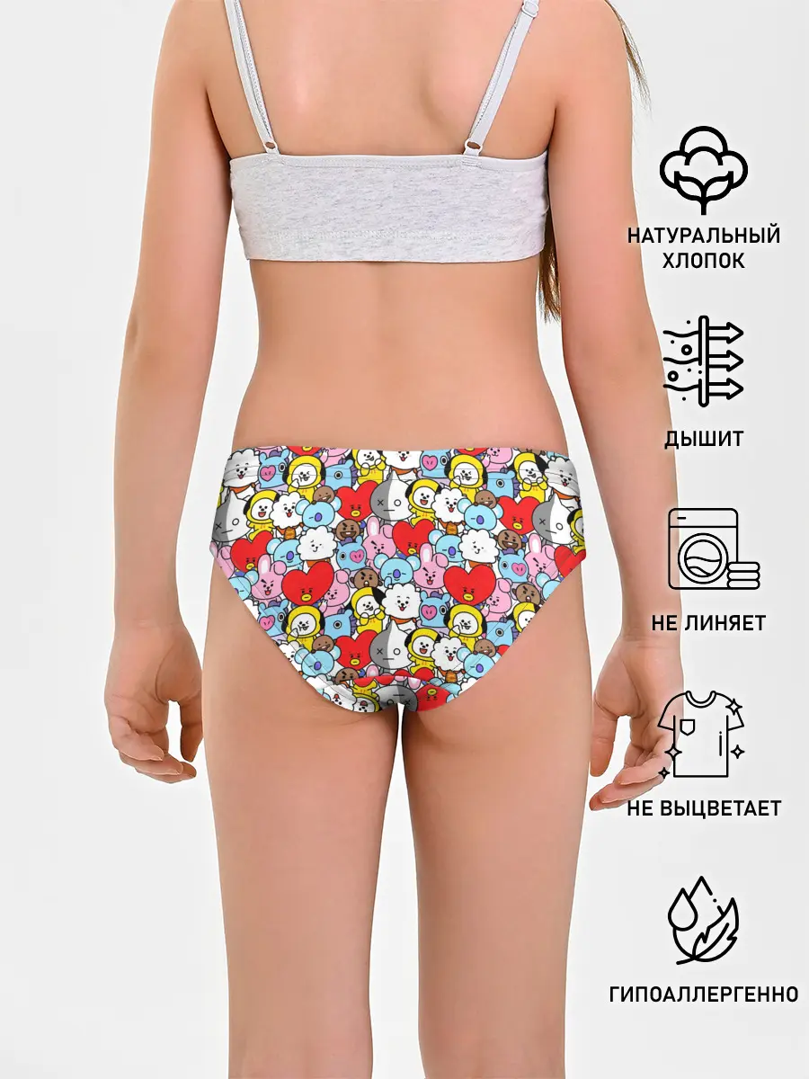 Трусы для девочек / BT21 / BTS