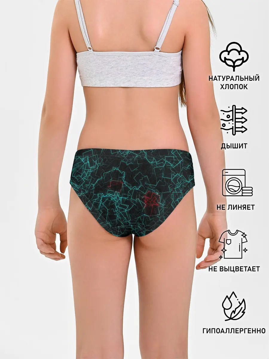 Трусы для девочек / текстура