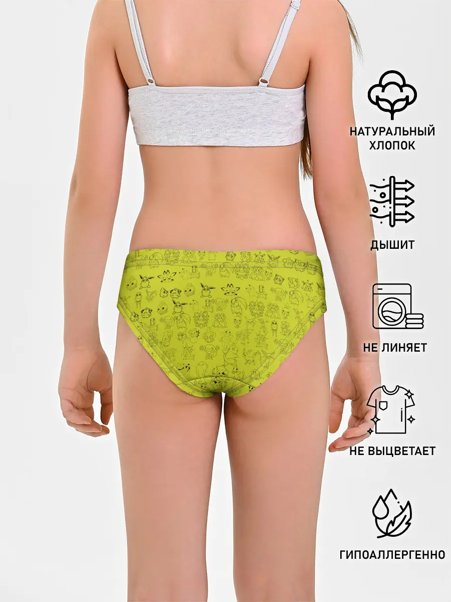 Трусы для девочек / покемоны