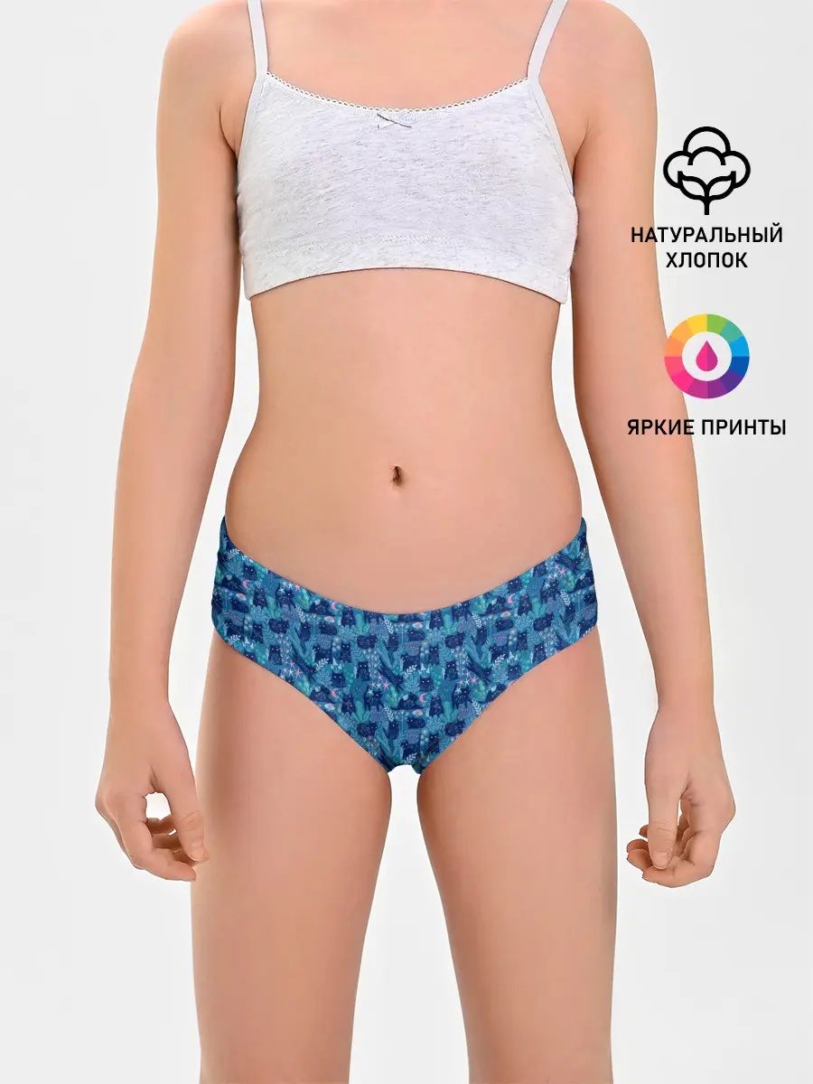 Трусы для девочек / Коты