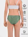 Трусы для девочек / Зеленый бамбук