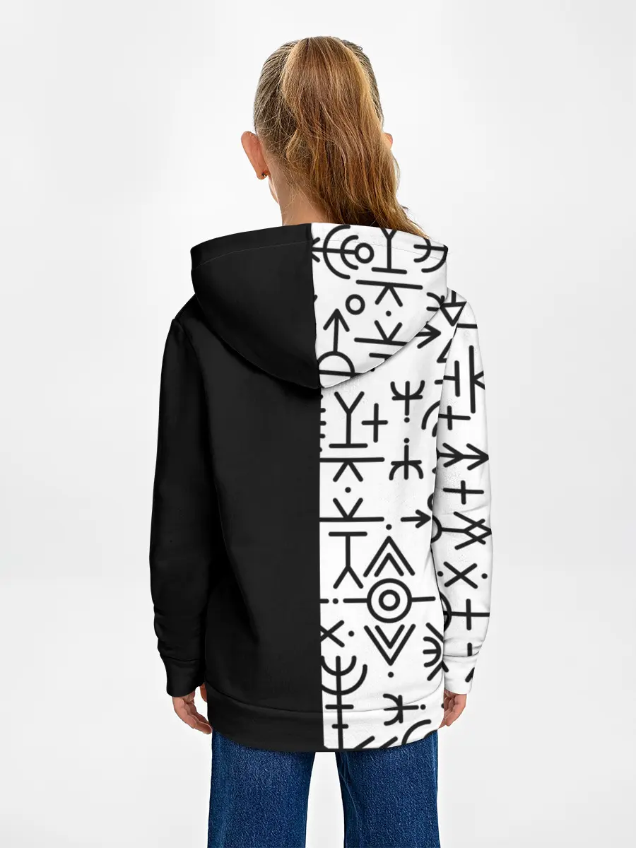 Детское худи / ПАТТЕРН РУНЫ | RUNES