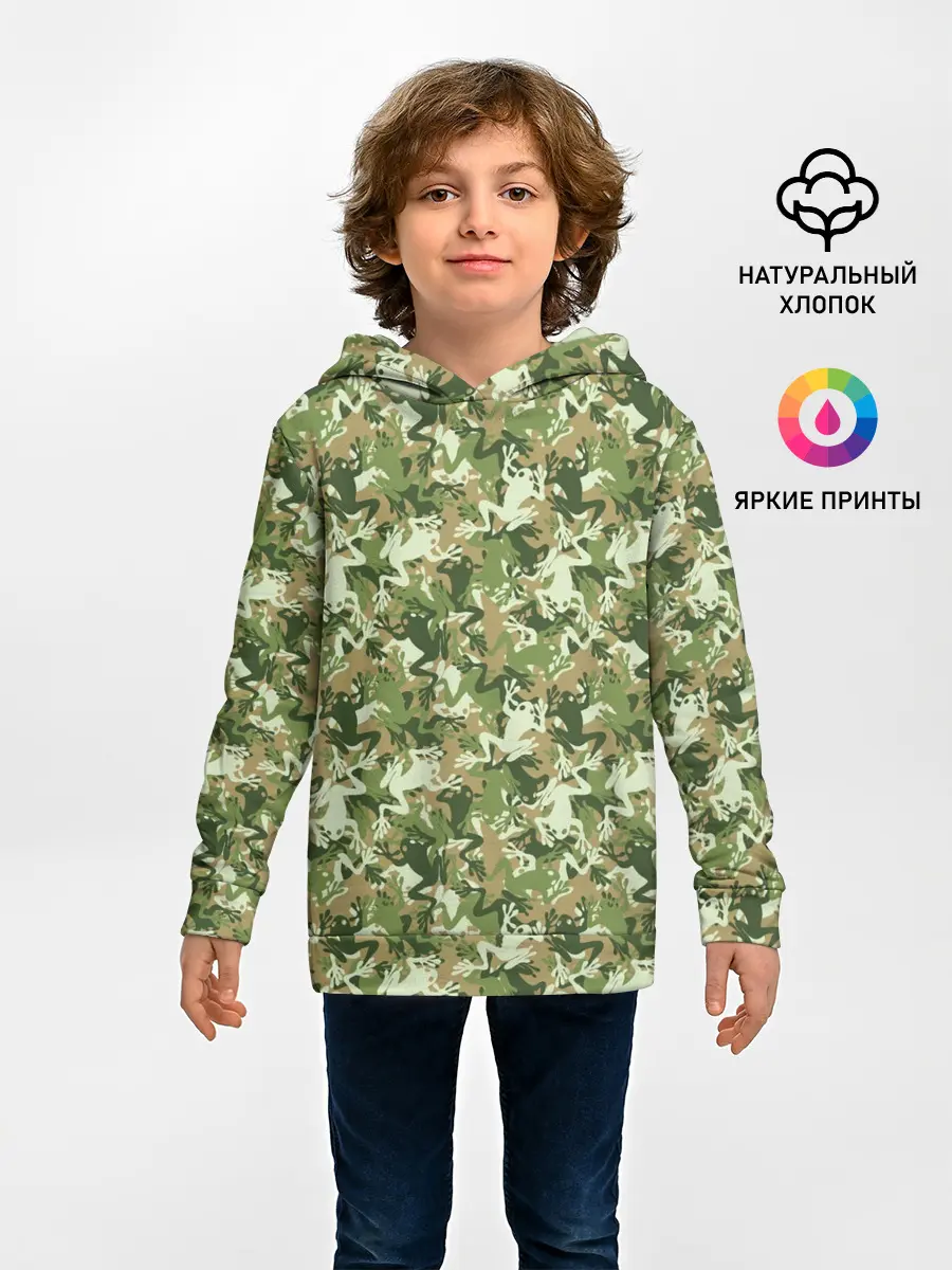 Детское худи / Лягушки