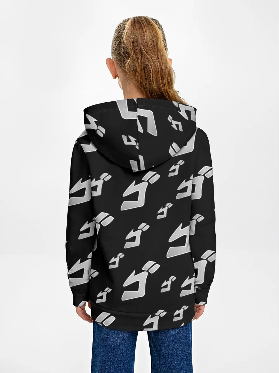 Детское худи / Джоджо герои цветные