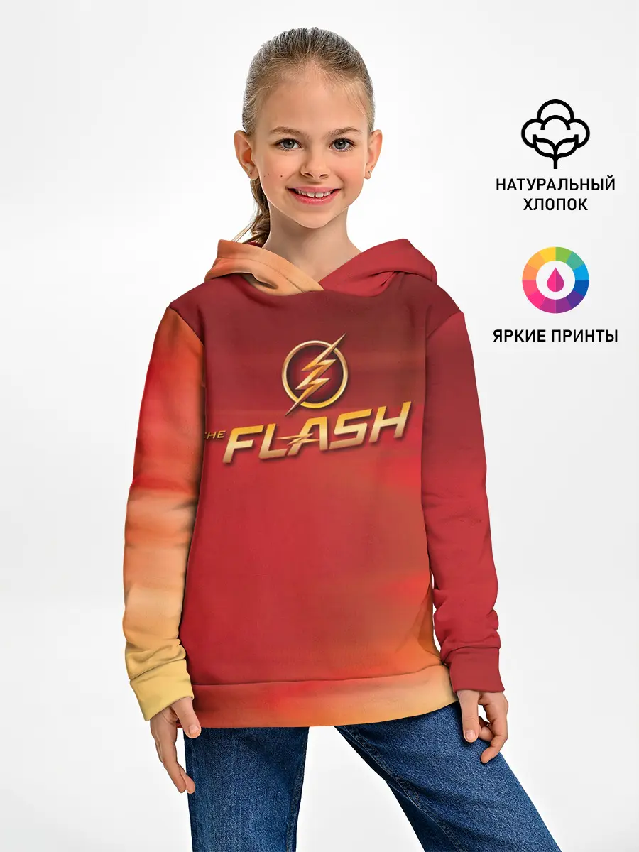Детское худи / The Flash Logo Pattern