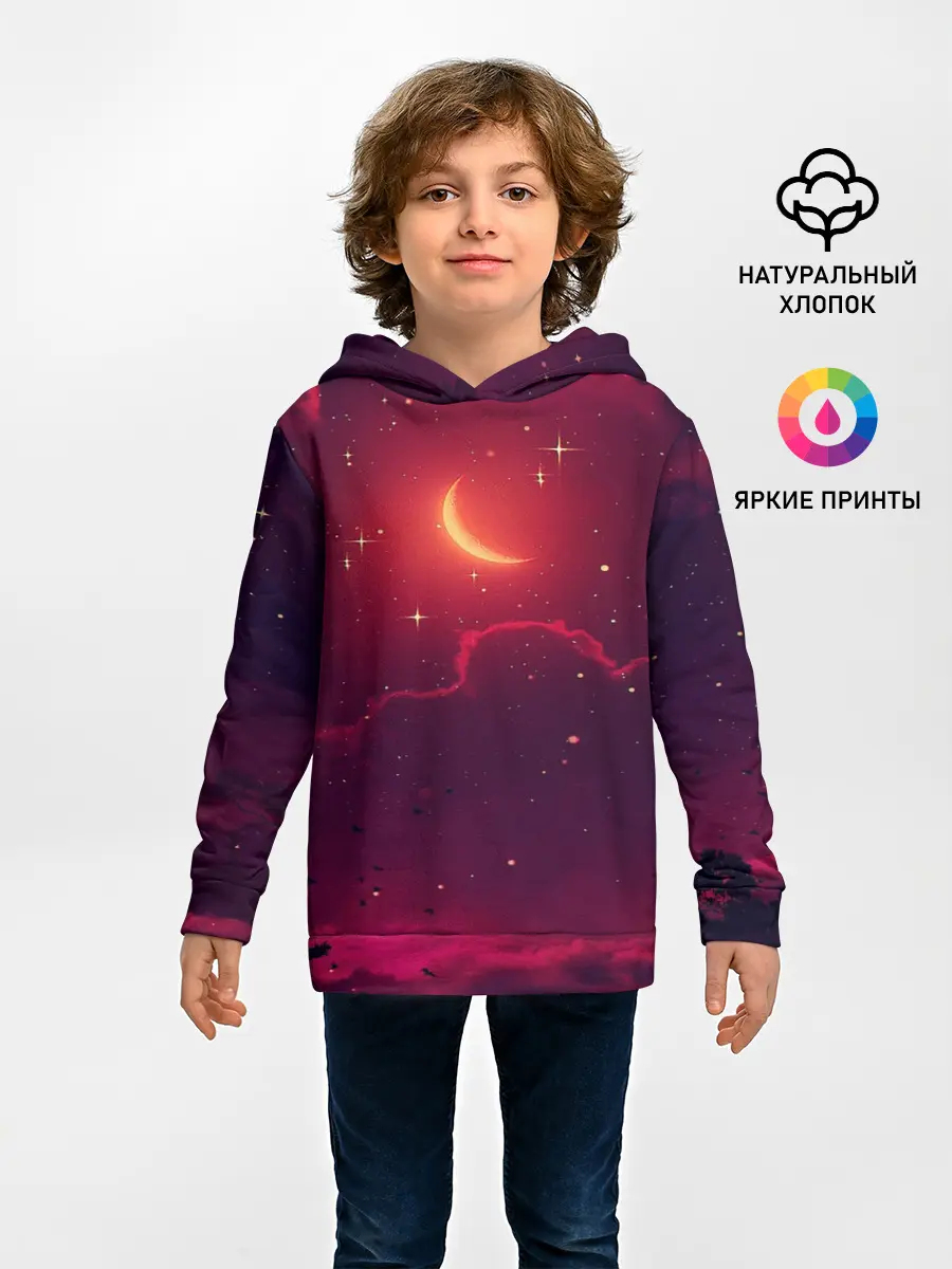 Детское худи / СКАЗОЧНАЯ НОЧЬ 2 КРАСНЫЙ