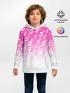Детское худи / Паттерн розовый джоджо
