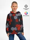 Детское худи / РАЗНОЦВЕТНЫЕ СОТЫ 3D