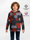 Детское худи / РАЗНОЦВЕТНЫЕ СОТЫ 3D