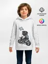 Детское худи / Pug Rider | Байкер Мопс