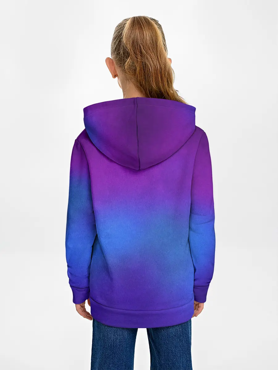 Детское худи / Leather gradient