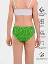 Трусы для девочек / Зелёный клевер