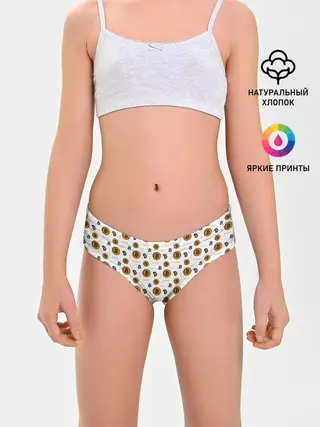 Трусы для девочек / Узор и биткоина | Pattern