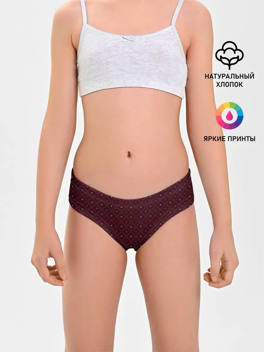 Трусы для девочек / Knitted Texture