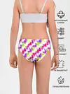 Трусы для девочек / Абстрактный яркий узор