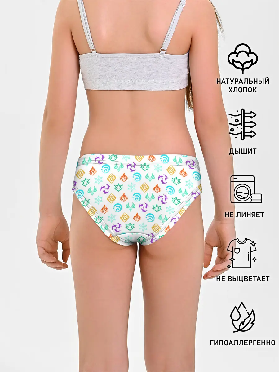 Трусы для девочек / GENSHIN IMPACT ЭМБЛЕМЫ