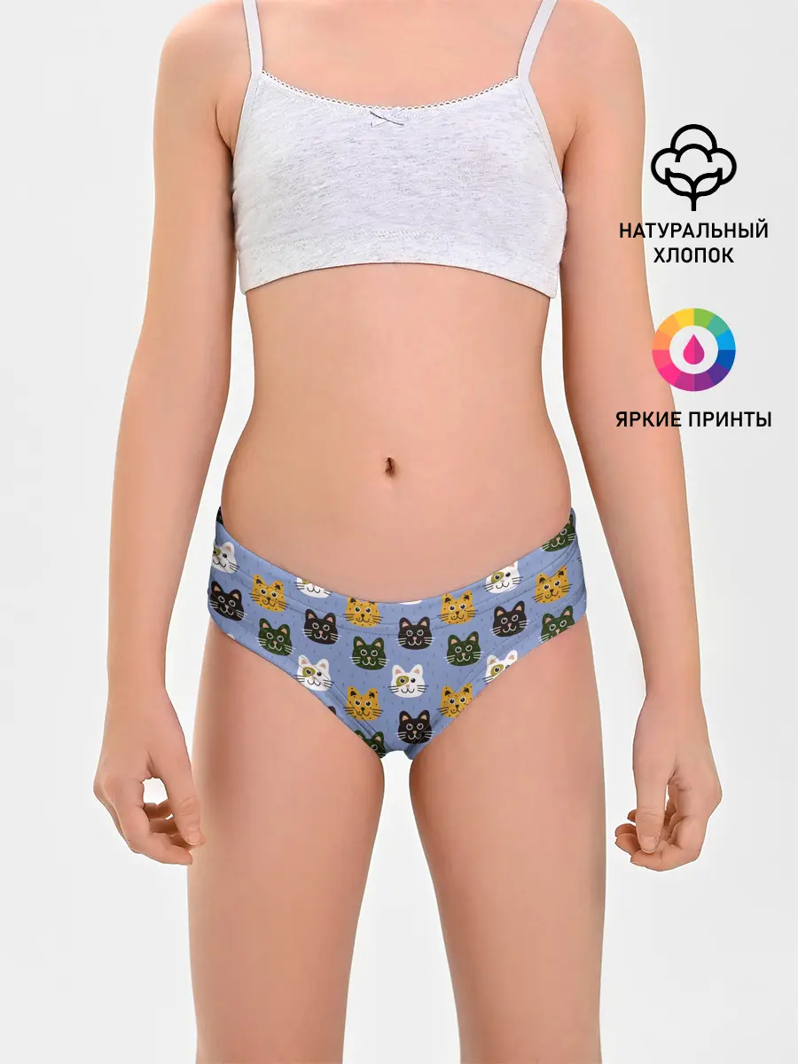 Трусы для девочек / Котики