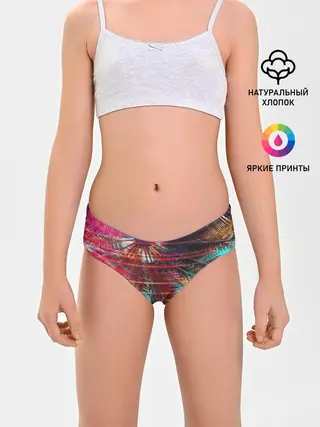 Трусы для девочек / Palm glitch art