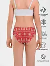 Трусы для девочек / Новогодний узор, 2022