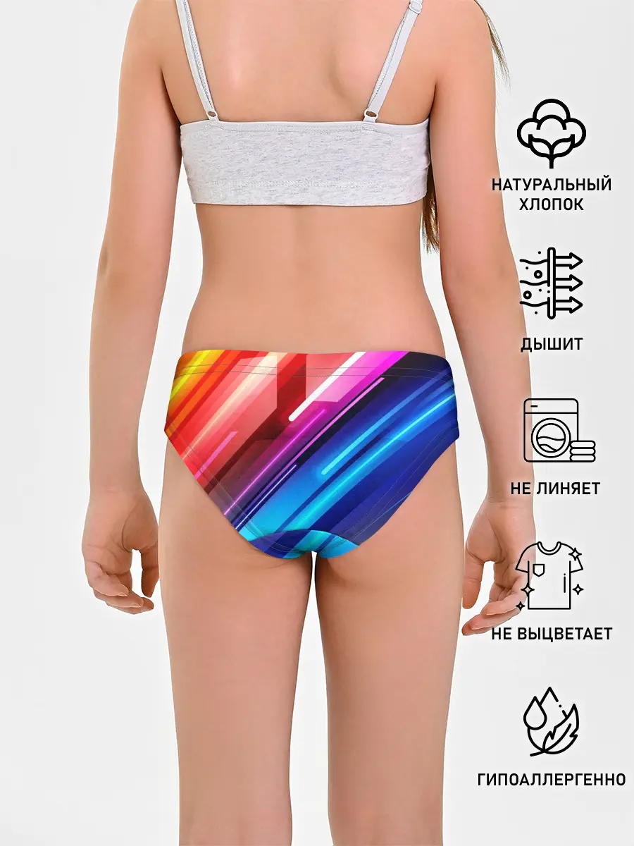 Трусы для девочек / НЕОН