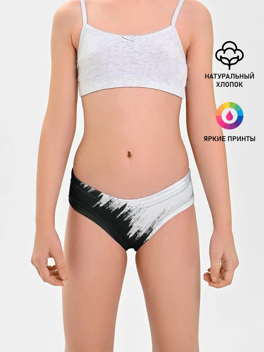 Трусы для девочек / Краска и ничего лишнего!