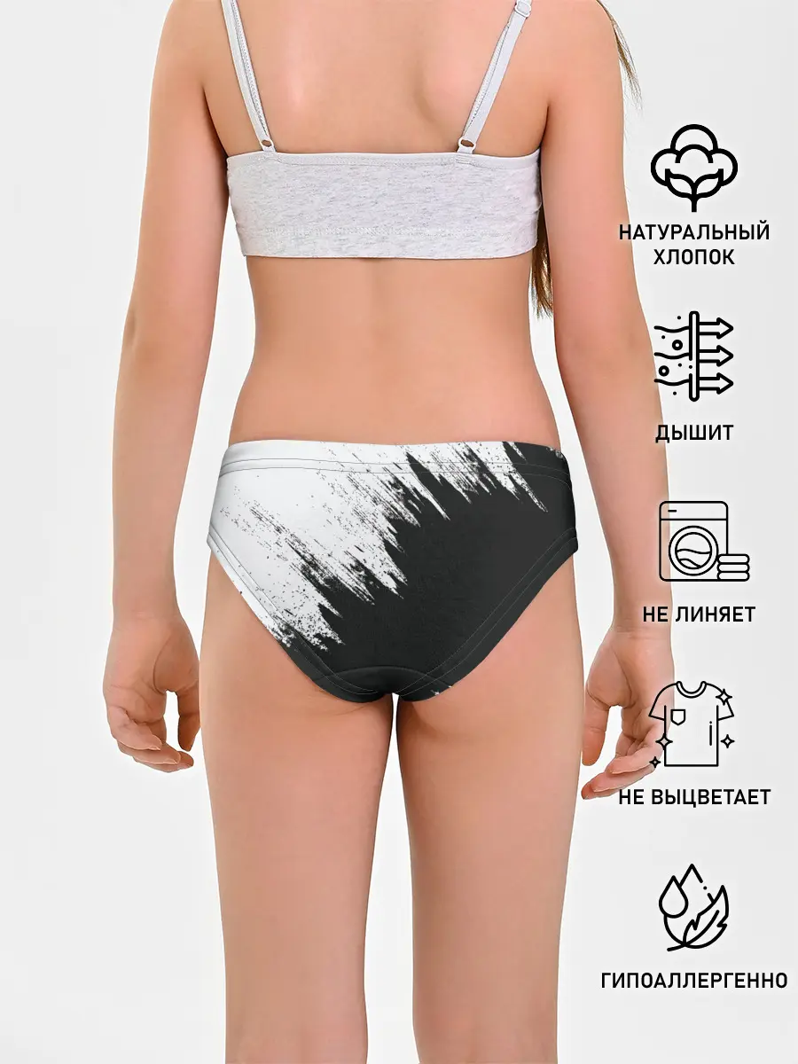 Трусы для девочек / Краска и ничего лишнего!