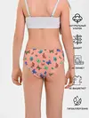 Трусы для девочек / Бабочки на персиковом фоне